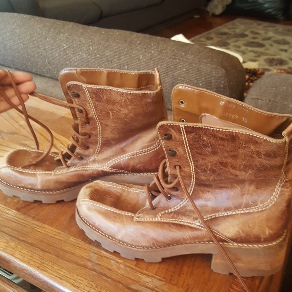 Leather boots...Size 10