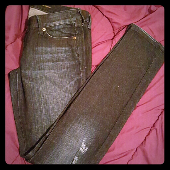 Like new Dark wash Express denim