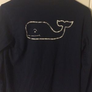 LIKE NEW Vineyard Vines Navy Long Sleeve Tee Xs/s