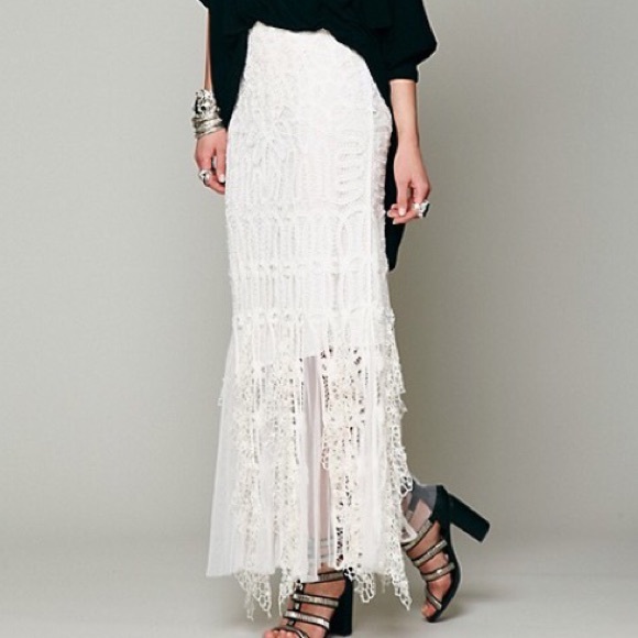 Free People lace skirt
