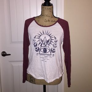 Volcom long sleeve baseball tee