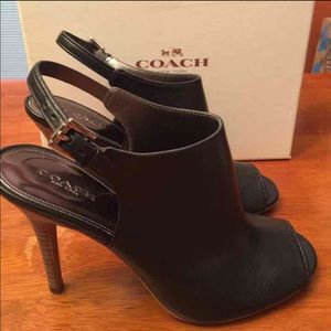 Coach Lanora Soft Grain Heels