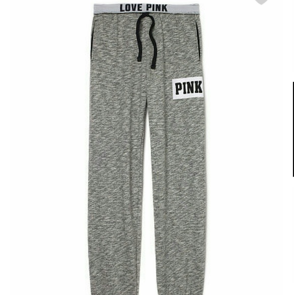 nwot pink VS grey boyfriend sweats