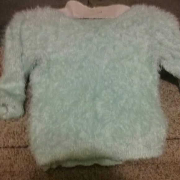 Teal sweater