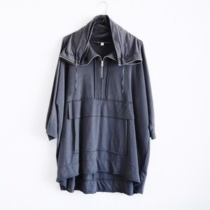 Grey Sweatshirt + Zips