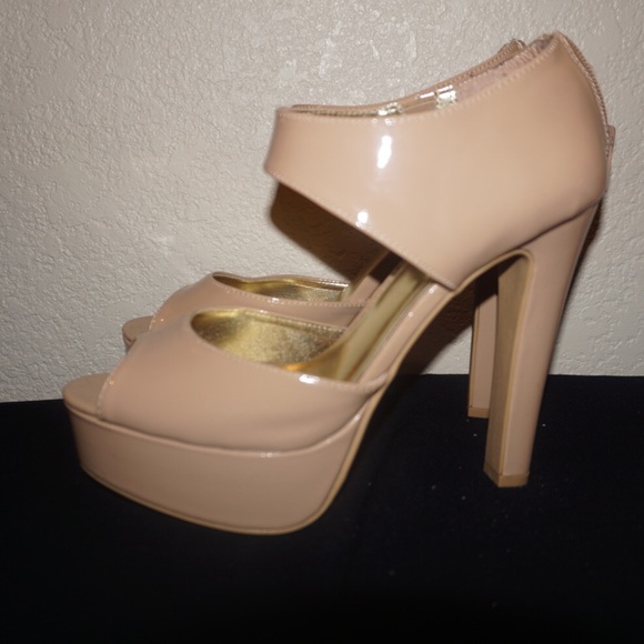 Patent leather heels