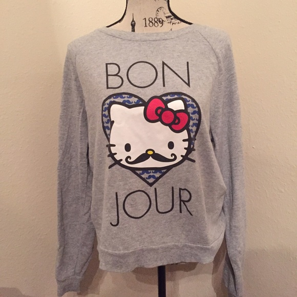 Hello Kitty Bonjour Sweatshirt 😍🍷🇫🇷