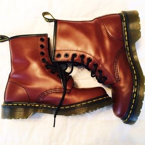 Dr Martens boots Doc Martens red cherry oxblood