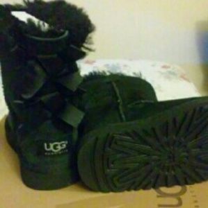 Kids black uggs