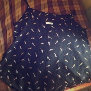 Dove print mesh shirt