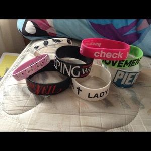 Rubber Bracelet Lot