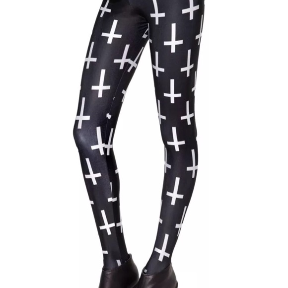 ❌SOLD❌Black Milk Cross of St Peter Leggings