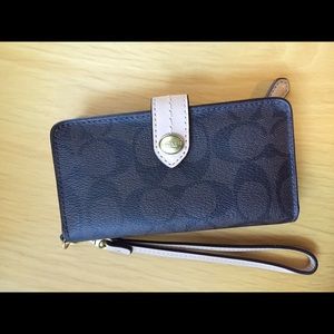Authentic Coach Phone Clutch