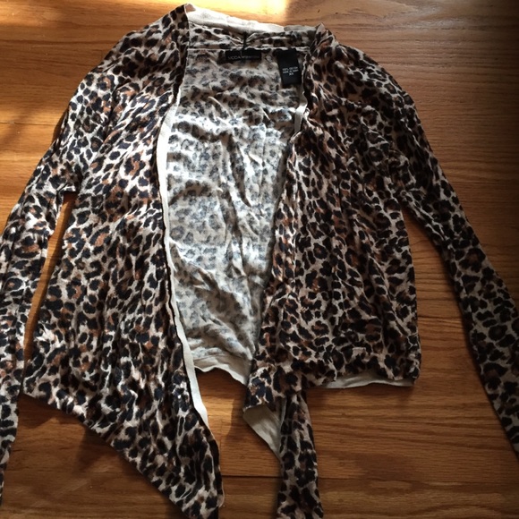 Size XS cheetah cardigan