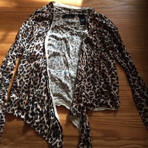 Size XS cheetah cardigan