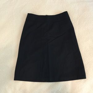Black A Line Skirt
