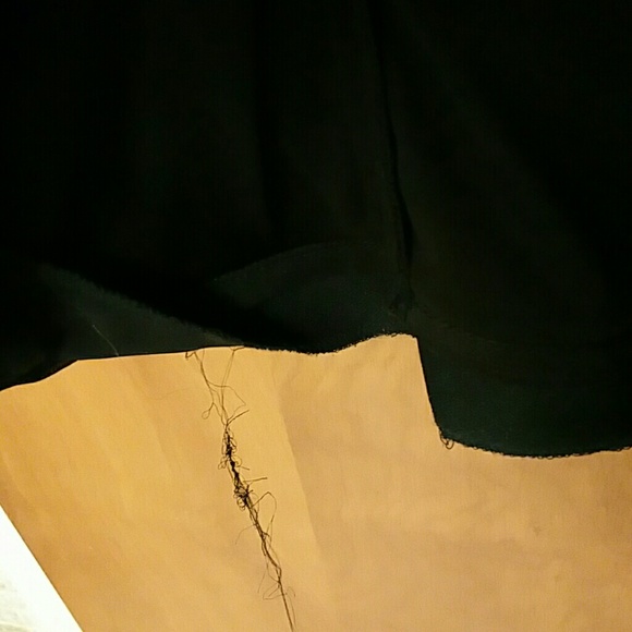 Worn 1x sheer black ruched overlay dredd - Picture 3 of 3