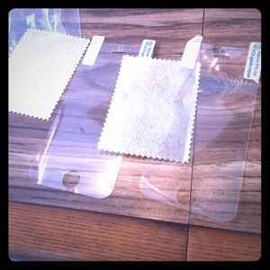 2 iPhone 5 screen protectors