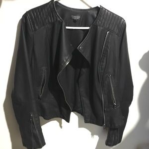 Topshop leather jacket