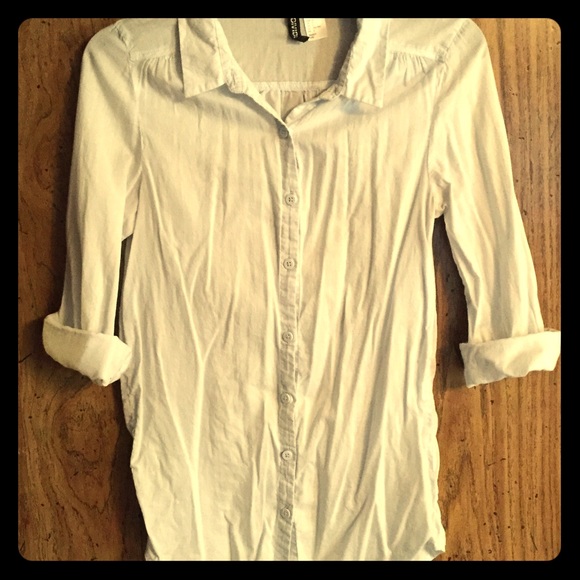 A soft cotton button down