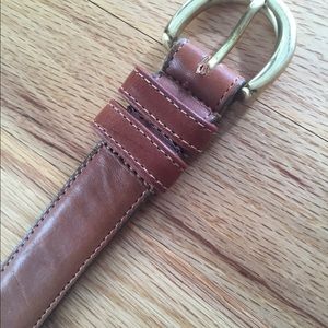 Coach belt.  British tan.