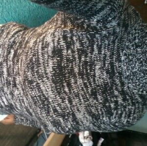 Black/grey ,old navy, cozy, turtleneck  sweater