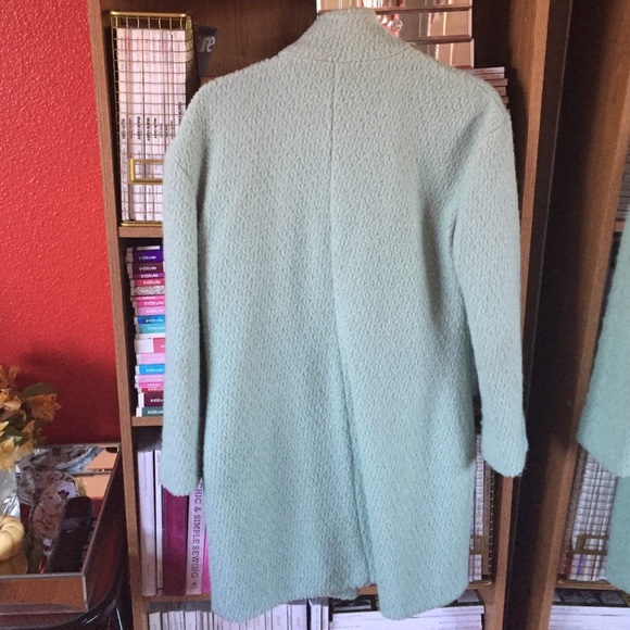 Jackets & Coats - SheInside seafoam green coat Jackets & Coats - SheInside seafoam green coat