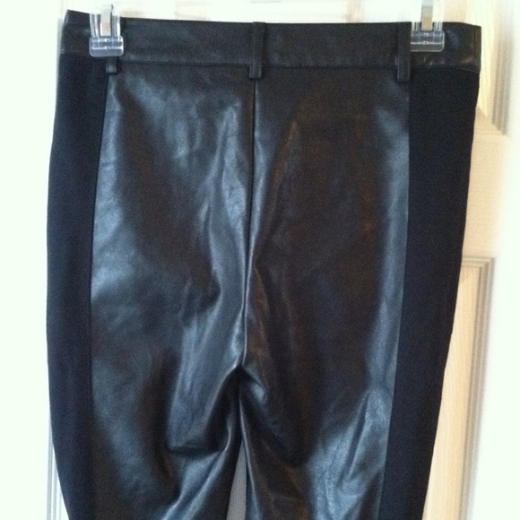 Forever 21 Faux leather front and knit side  Pants - Picture 3 of 3
