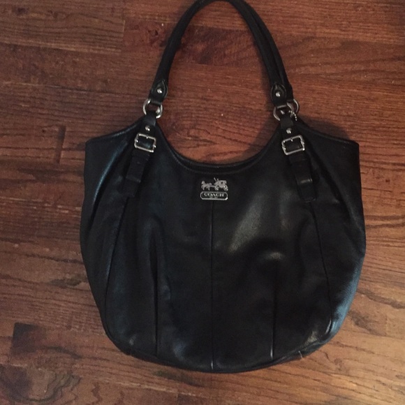 Coach leather tote