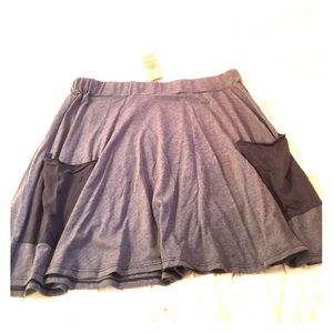 Gray cotton skirt. New with tags.