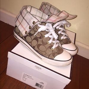 Coach Bonney High Top Converse-Like Sneakers