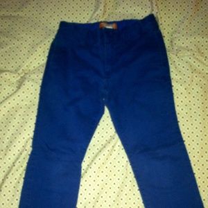 Skinny blue pants