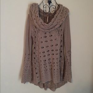 Free People Cowl Neck Sweater