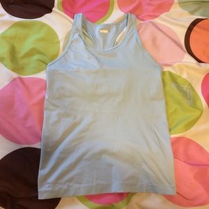 Light blue nike workout tank