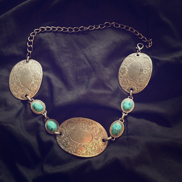 Hand crafted necklace made out of belt buckle - Picture 1 of 1
