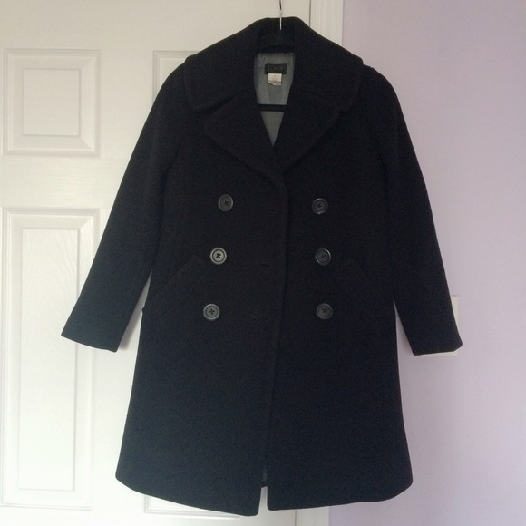Black J. Crew Peacoat