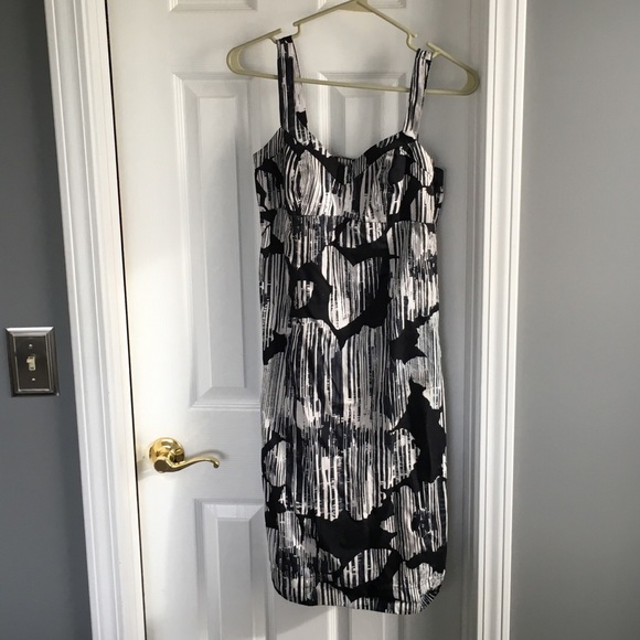 New York & Co. B&W print dress