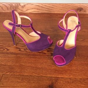 Elle strappy platform heels