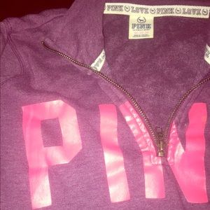 NEW* Victorias Secret Long Sleeved PullOver Zip Up