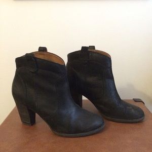Black Clark booties