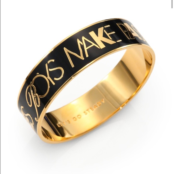 ♠️NWT Kate Spade Bangle♠️ Black ♠️Gold