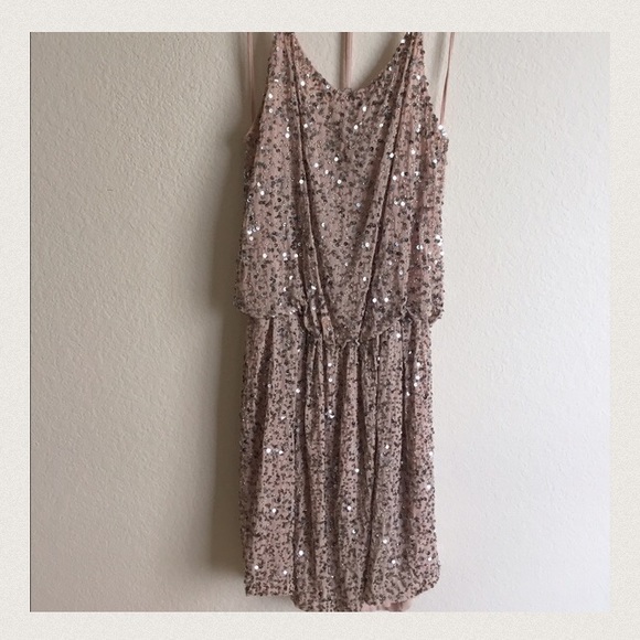 Beautiful pink t-strap dress