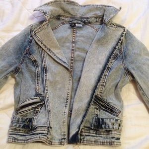 Stone Wash jean jacket