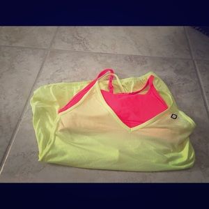 Lorna Jane tank with bra