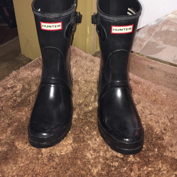 Size 7 Black Hunter Boots.