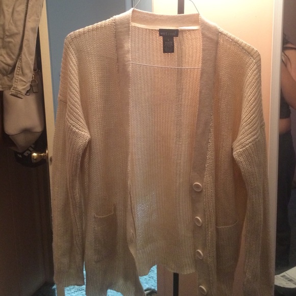 Wet seal beige cardigan