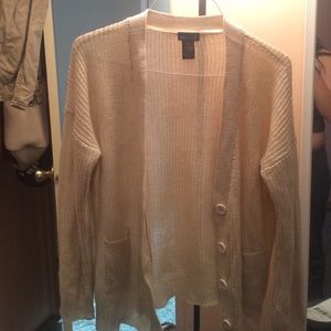 Wet seal beige cardigan