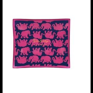 Lilly Pulitzer glass tray
