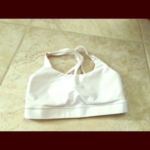 Lulu lemon White sports bra