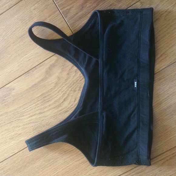 PINK Black Sparkly Bra - Picture 2 of 3